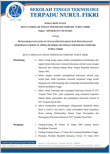 Surat Keputusan Pencegahan dan Penanganan Kekerasan Seksual